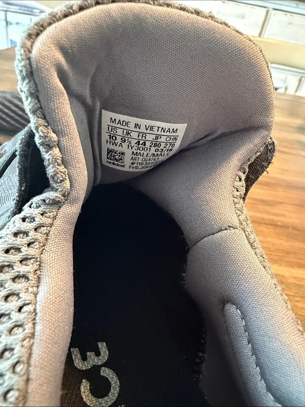 adidas Alpha Bounce shoes.
